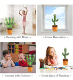 LED Musical Dancing & Mimicry Cactus Toy – Fun & Interactive