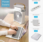 Mini Personal Air Cooler with Water sprayer, and work as a humidifier also