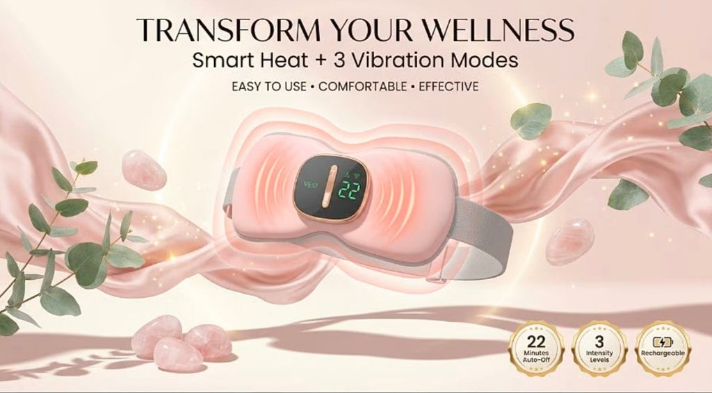 Portable Cordless Heating Pad – Instant Menstrual Cramps Relief with Soothing Heat Therapy