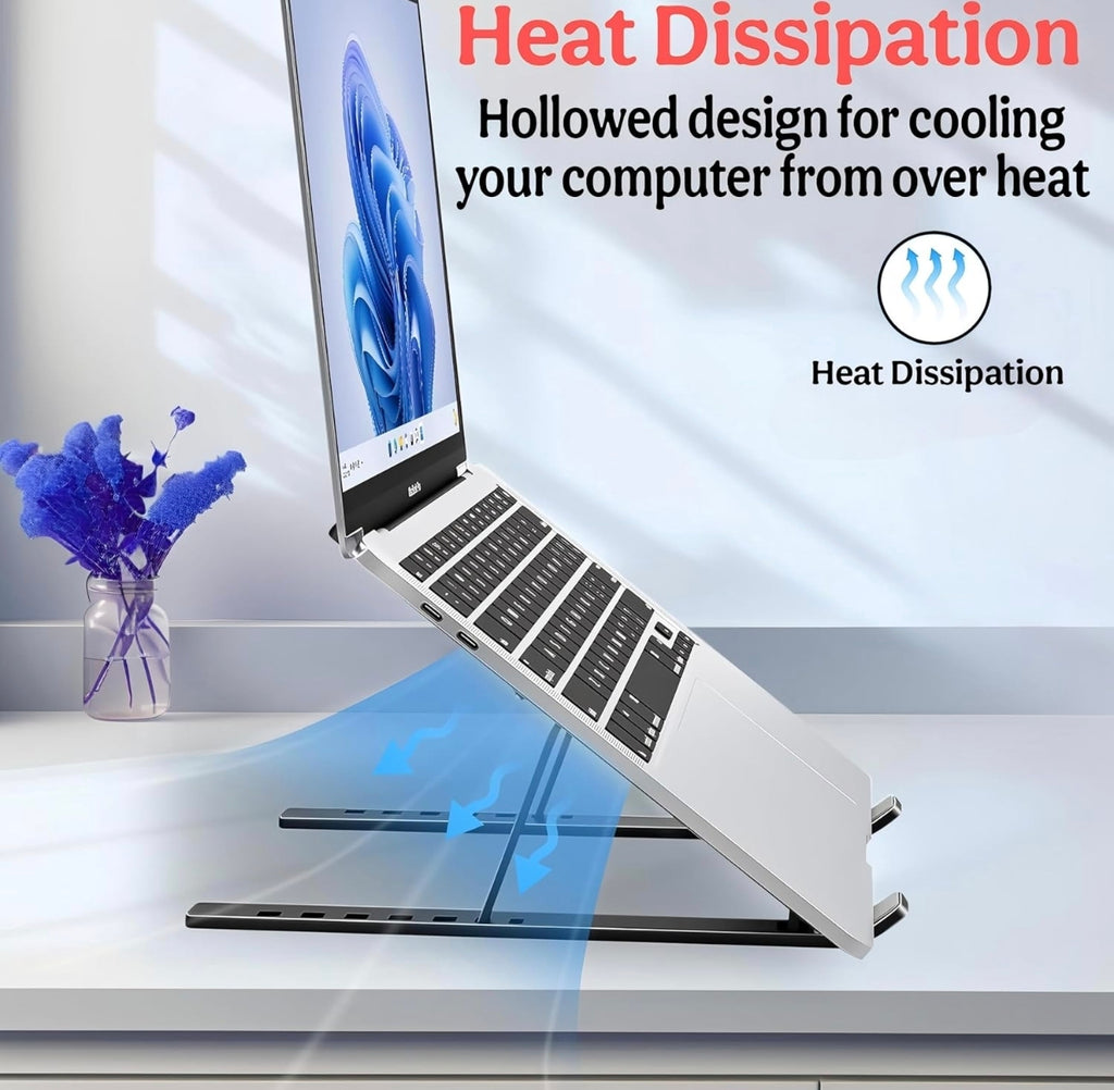 Foldable Adjustable Laptop & Tablet Stand – Work Comfortably Anywhere
