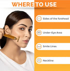 BEAUTY 24K Face Massager, Gold Facial Massager for Skin