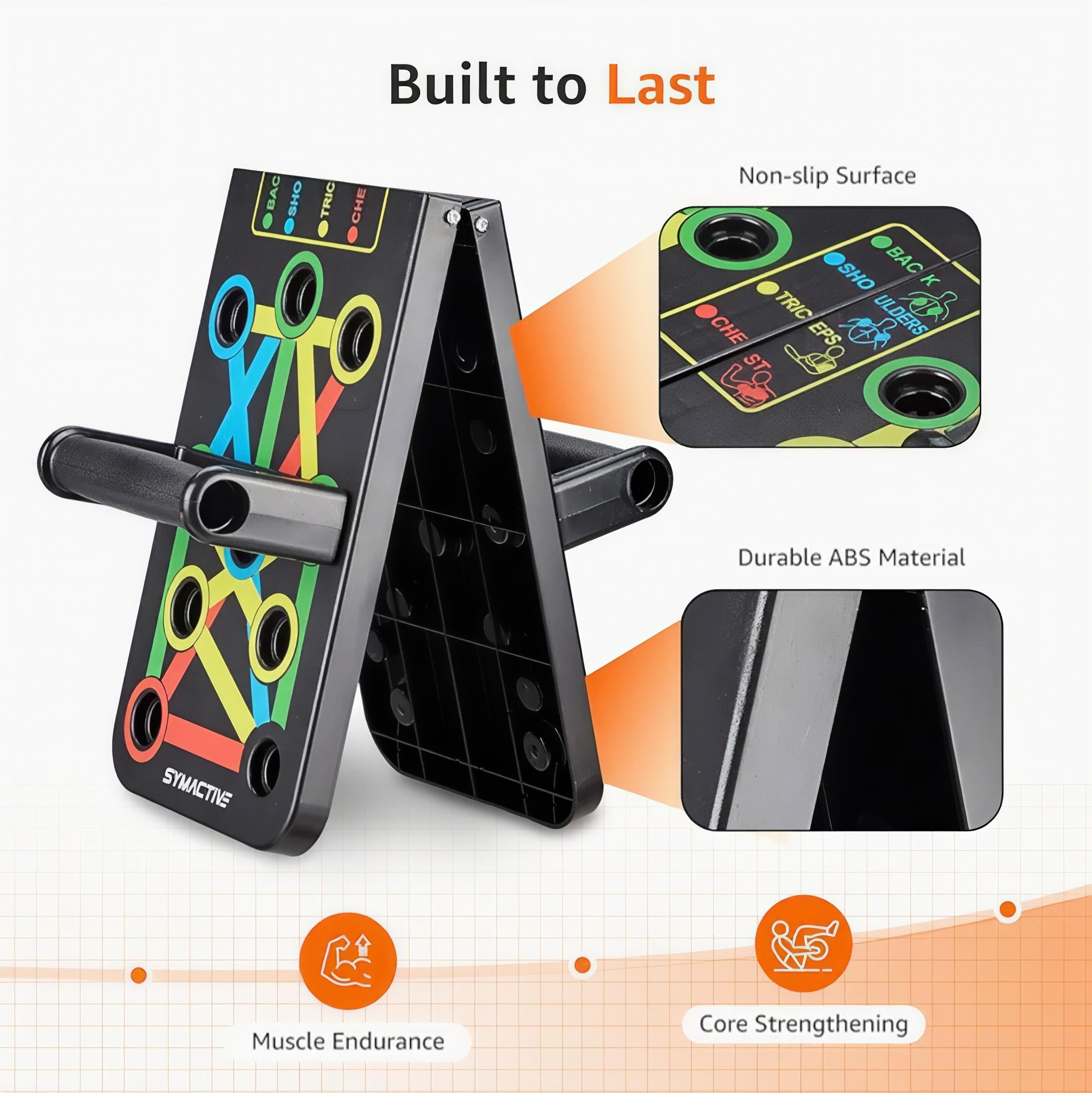 Foldable Push-Up Board perfect for Home Gym