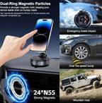 Vacuum suction magnetic bracket Phone Holder 360° rotate