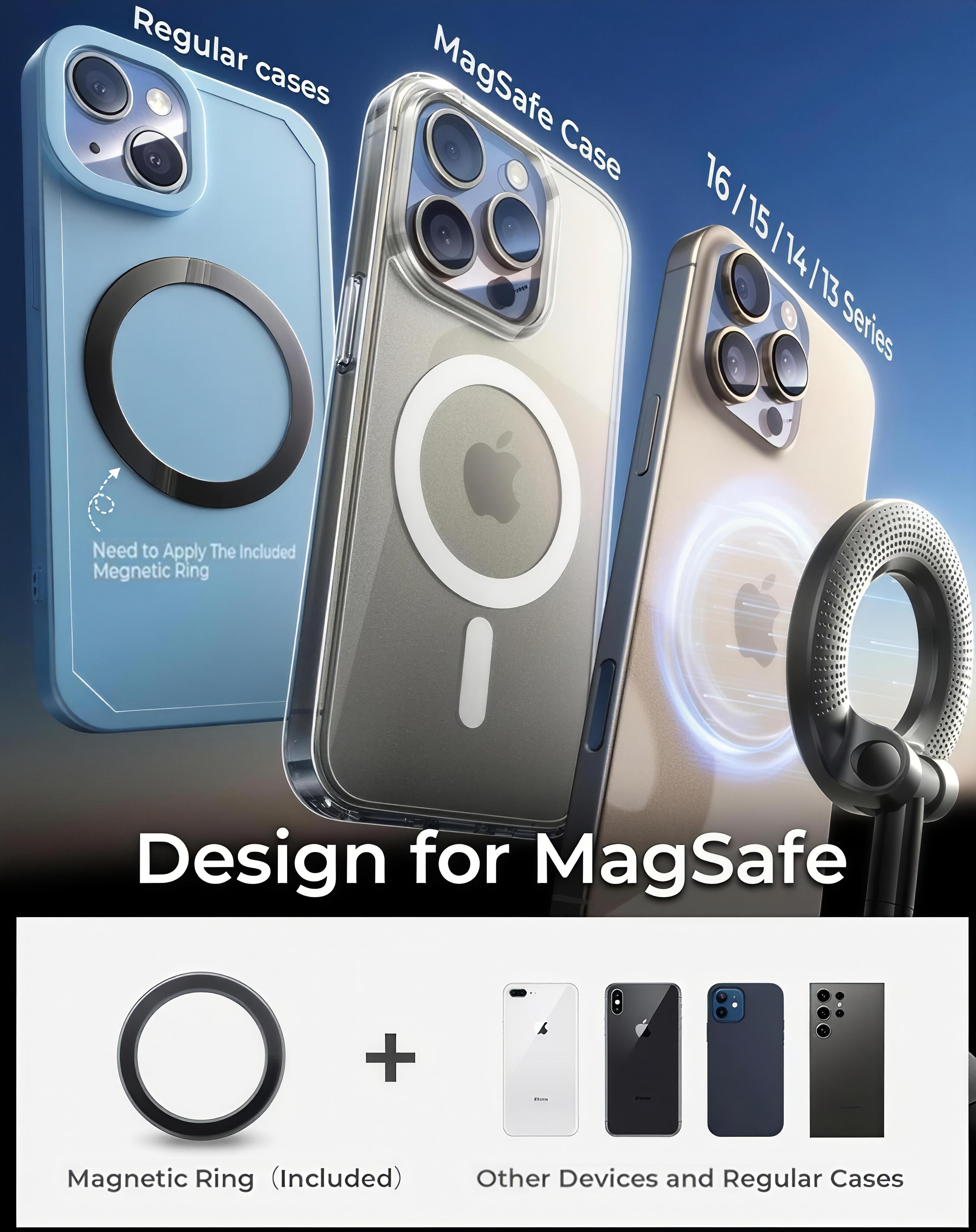 Vacuum suction magnetic bracket Phone Holder 360° rotate