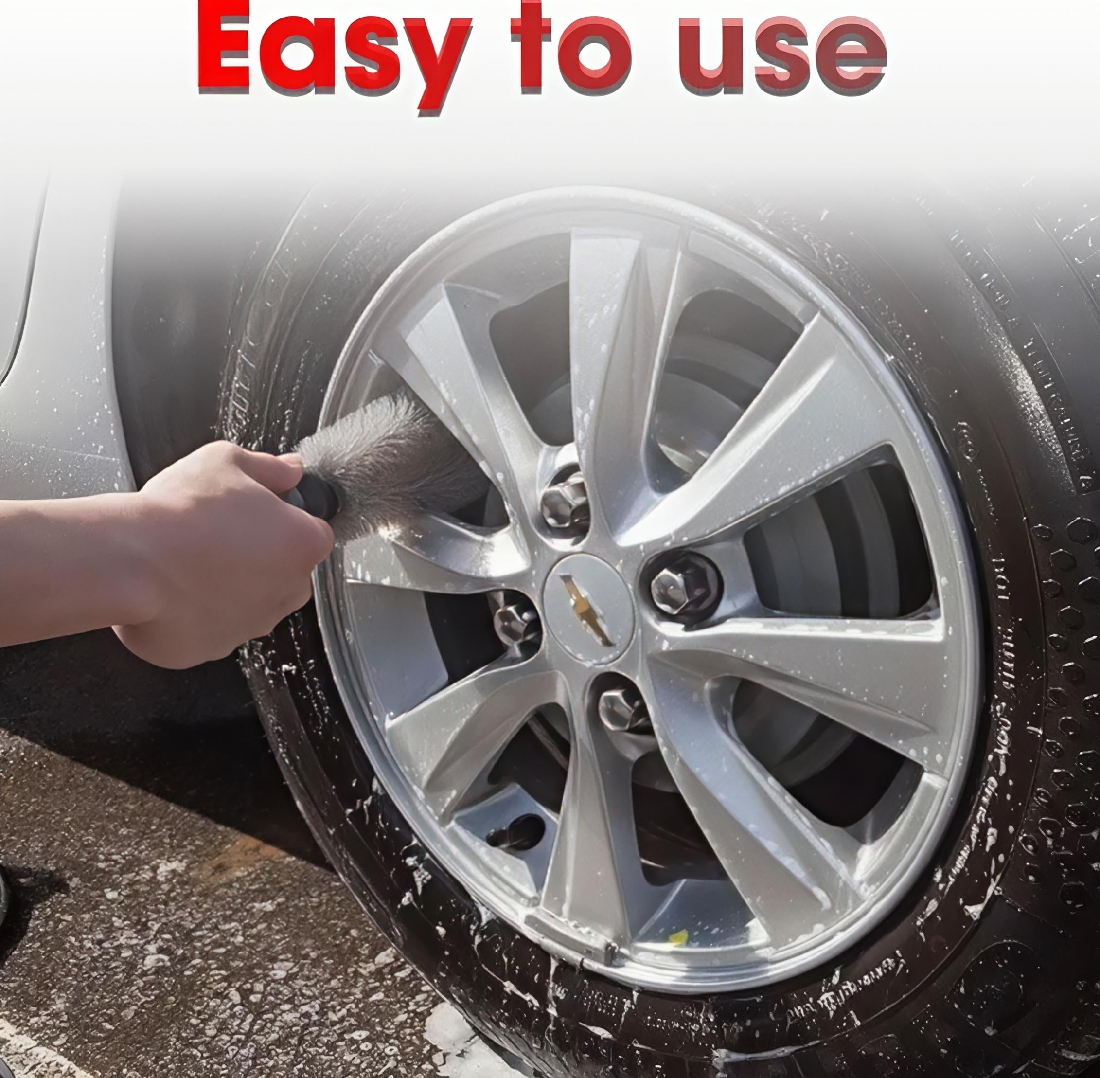 Car Tire Cleaning Brush | Heavy-Duty Wheel & Tire Scrubber
