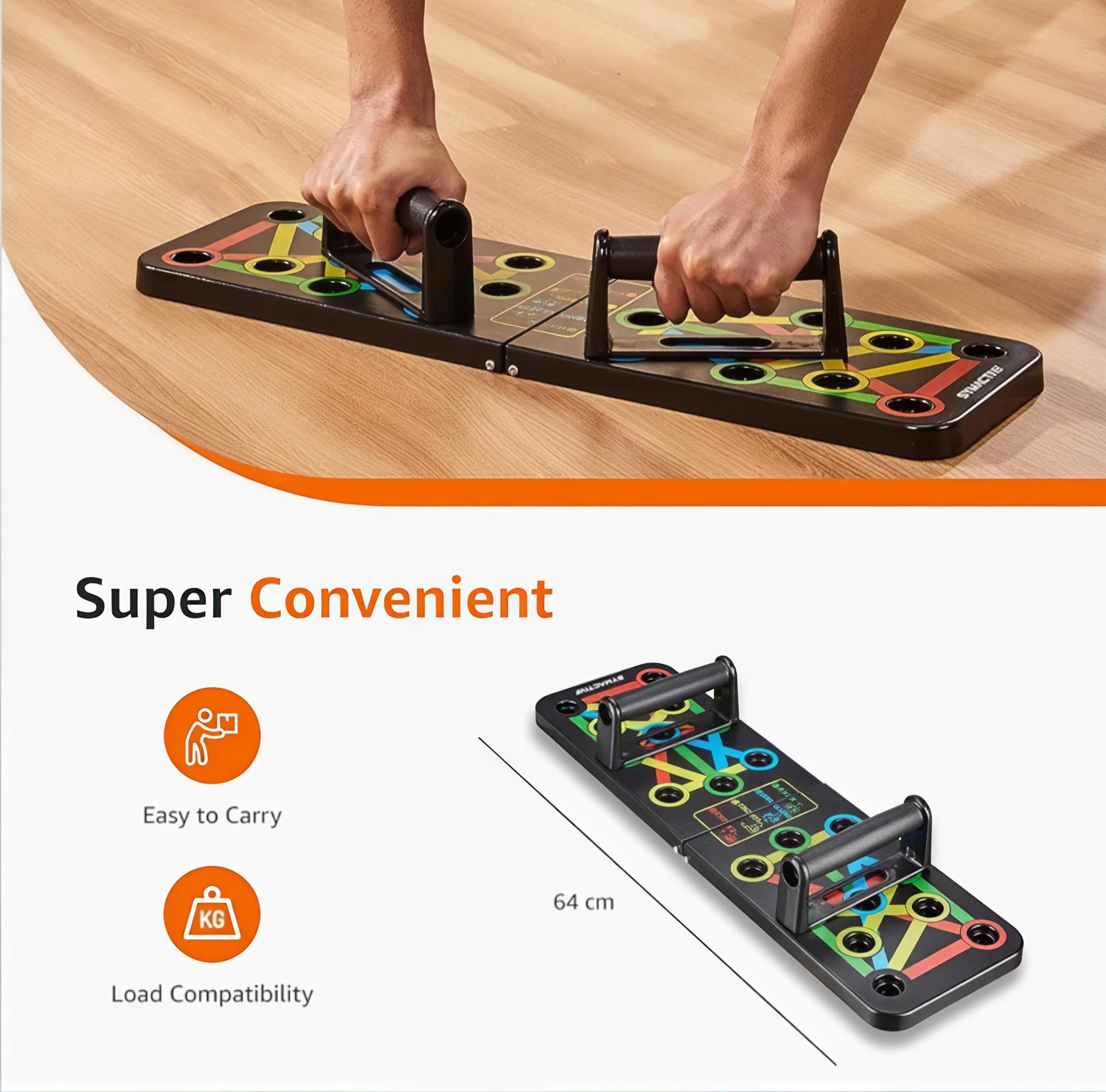 Foldable Push-Up Board perfect for Home Gym