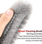 Car Tire Cleaning Brush | Heavy-Duty Wheel & Tire Scrubber