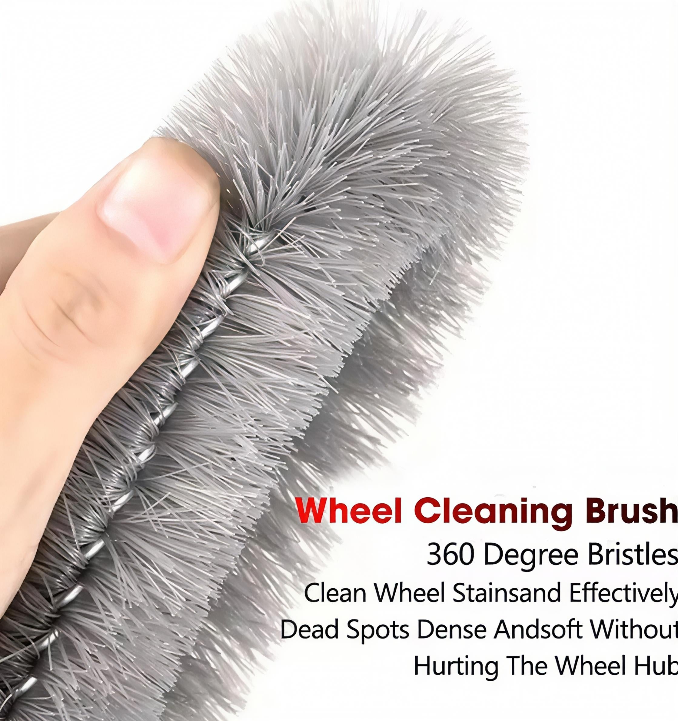 Car Tire Cleaning Brush | Heavy-Duty Wheel & Tire Scrubber